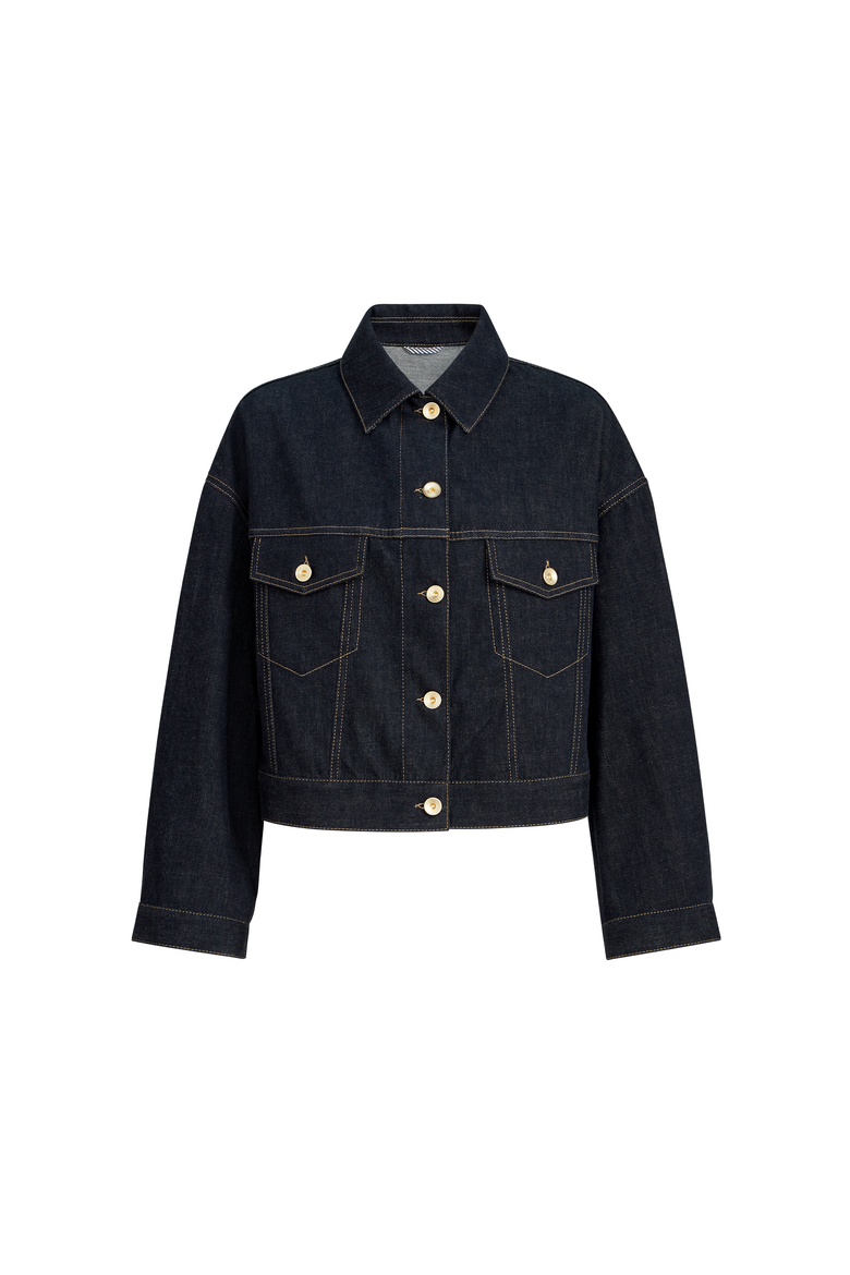 Denim jacket, Alternate, color, Denim