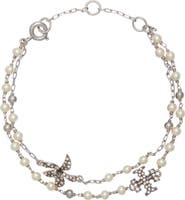 Tory Burch Moondance Multistrand Faux Pearl Bracelet