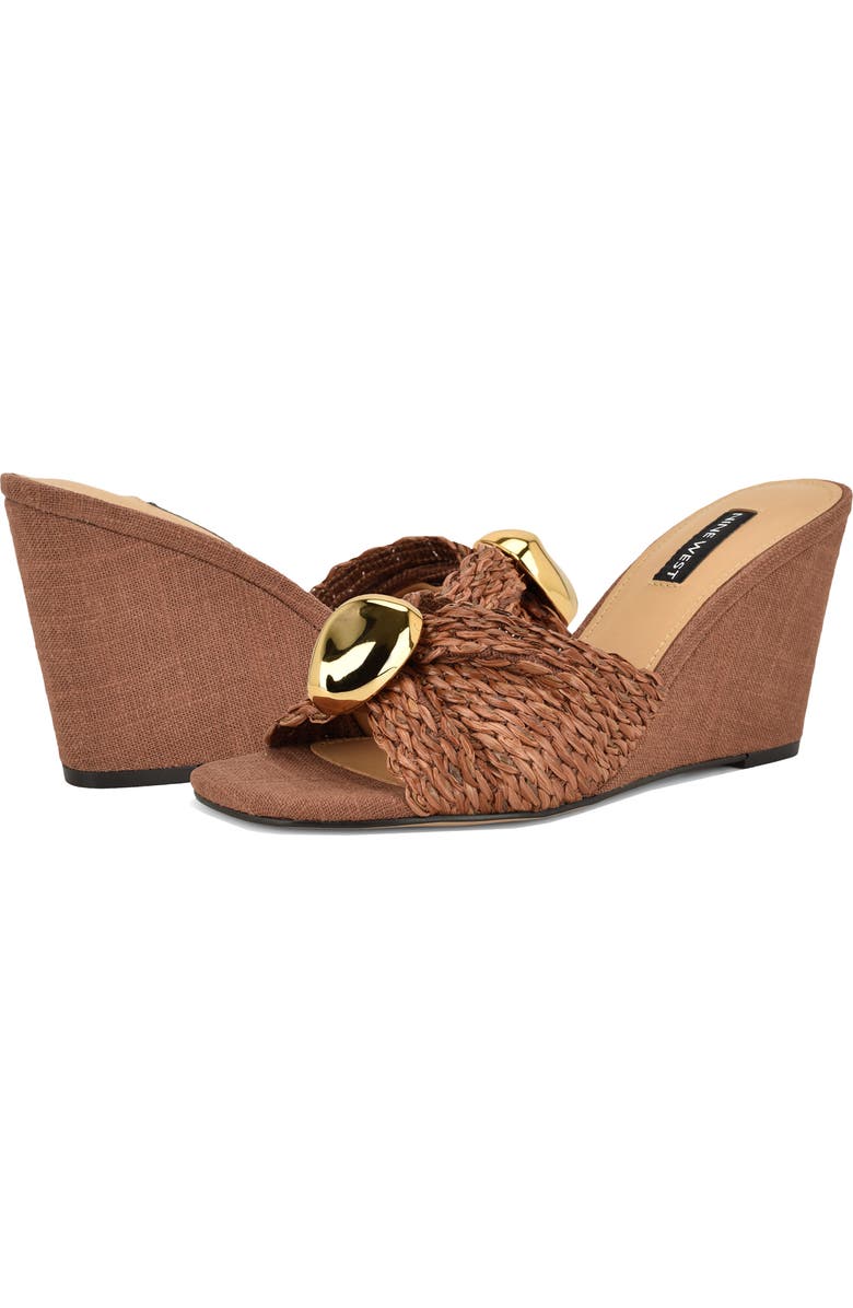 Nine West Nessla Wedge Sandal, Alternate, color,
