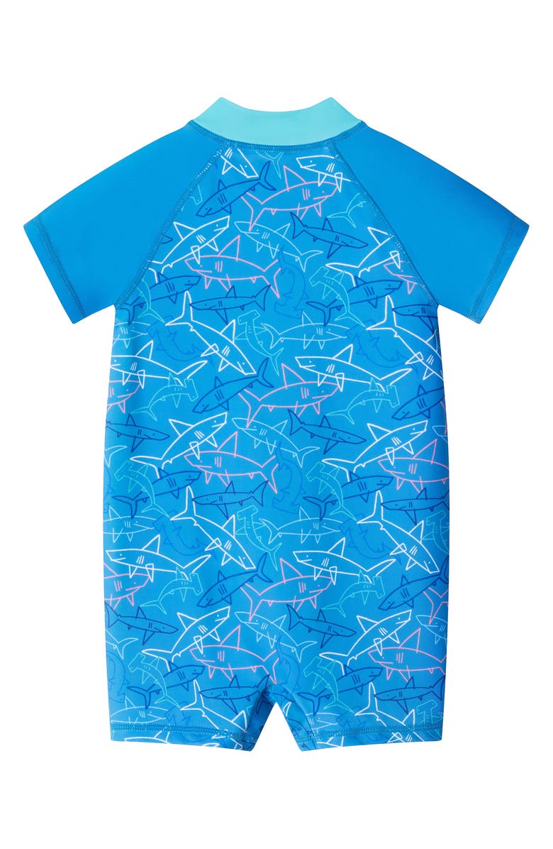 Andy & Evan Swim Romper & Hat Set, Alternate, color,