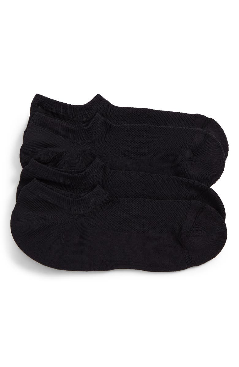 NORDSTROM MEN'S SHOP Tech-Smart 2-Pack No-Show Socks, Main, color, 