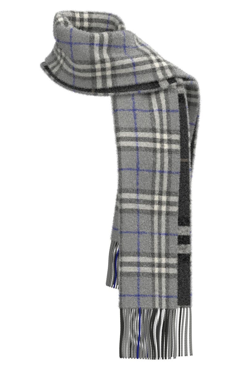 Burberry Vintage Check Reversible Cashmere Scarf, Alternate, color, 