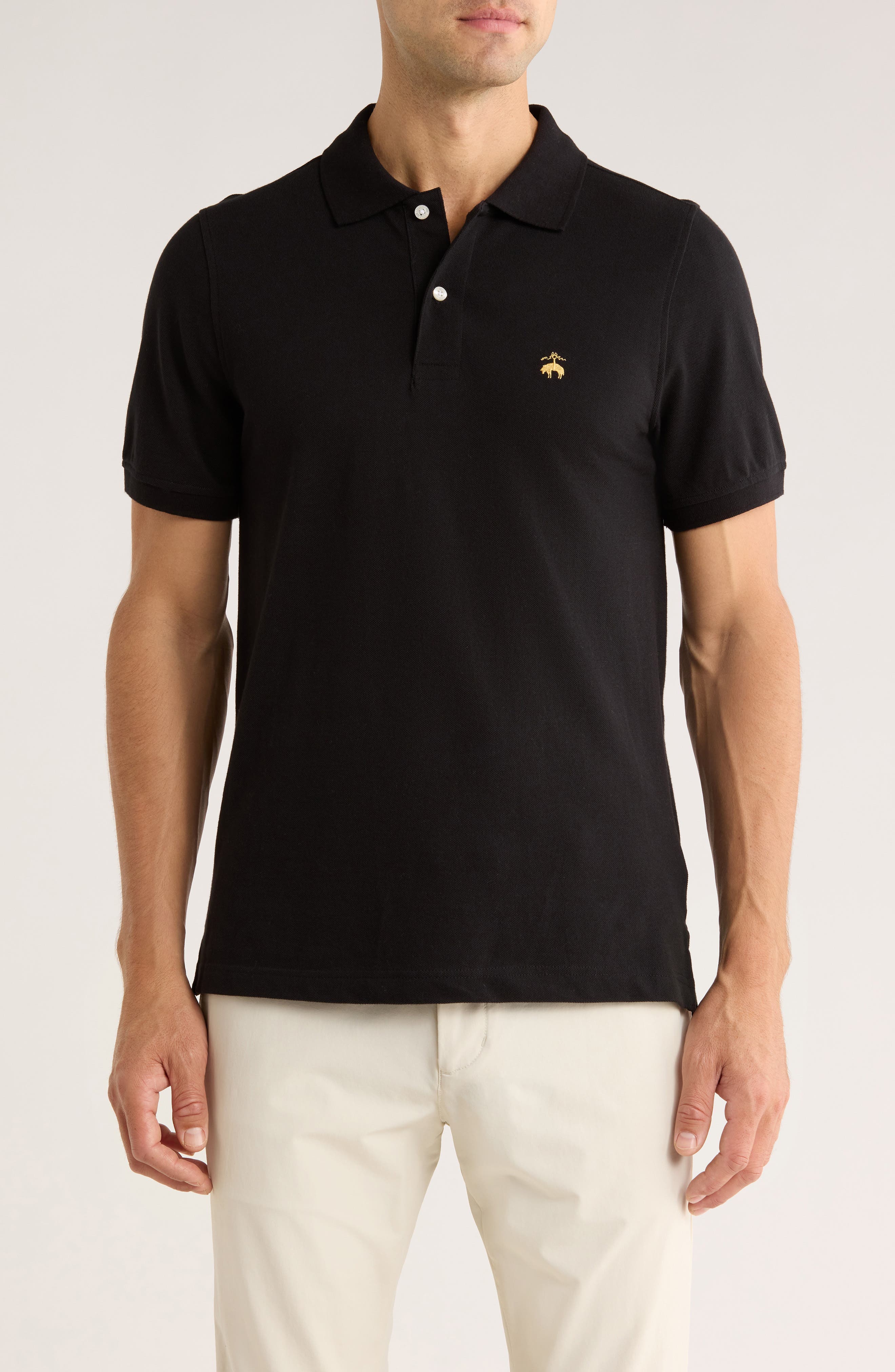 Brooks Brothers Solid Piqué Slim Fit Polo