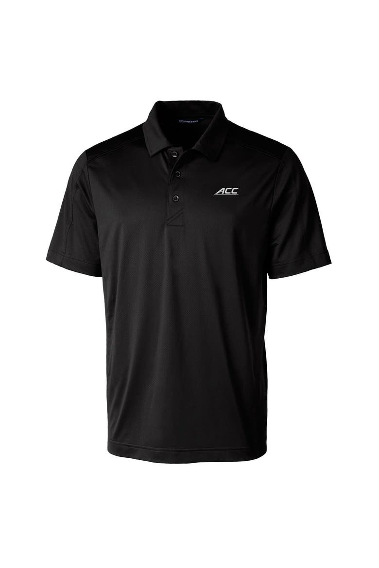 Men's Cutter & Buck  Black ACC Gear Prospect Textured Stretch Polo, Alternate, color, Black