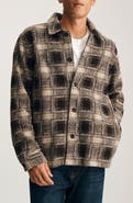 Mavi Jeans Check Wool Blend Overshirt