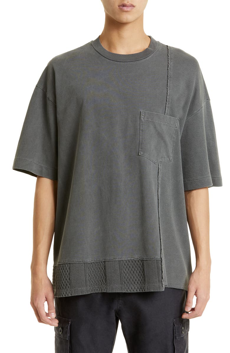 John Elliott Reconstructed Oversize Pocket T-Shirt, Main, color, 