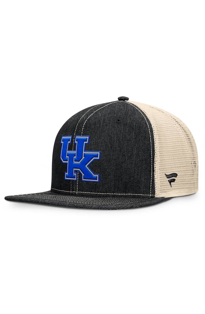 FANATICS Men's Fanatics Black/Natural Kentucky Wildcats Legend Trucker Snapback Hat, Main, color, Black