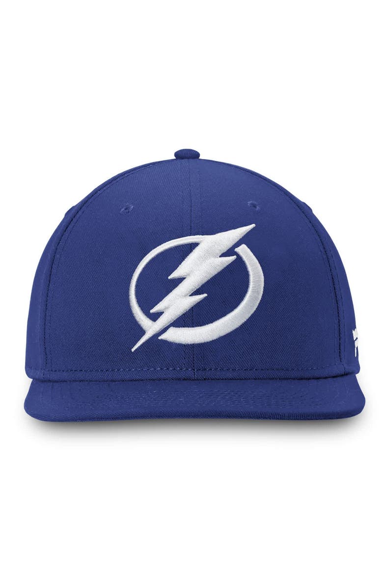 FANATICS Men's Fanatics Blue Tampa Bay Lightning Core Fitted Hat, Alternate, color, Blue
