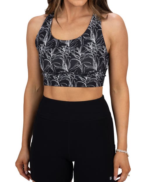 Black Clover Tykee Reversible Sports Bra In Black