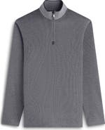 Bugatchi Soft Touch Quarter Zip Pullover