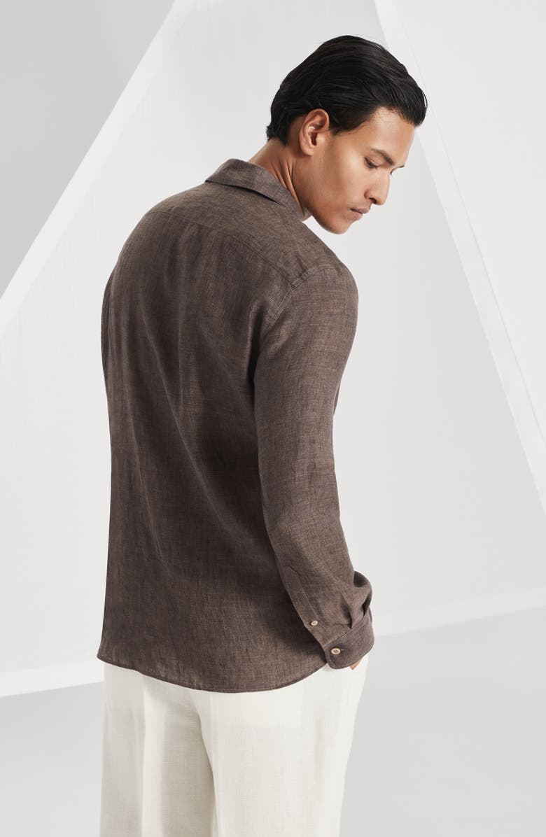 Brunello Cucinelli Shirt with chest pocket, Alternate, color, 