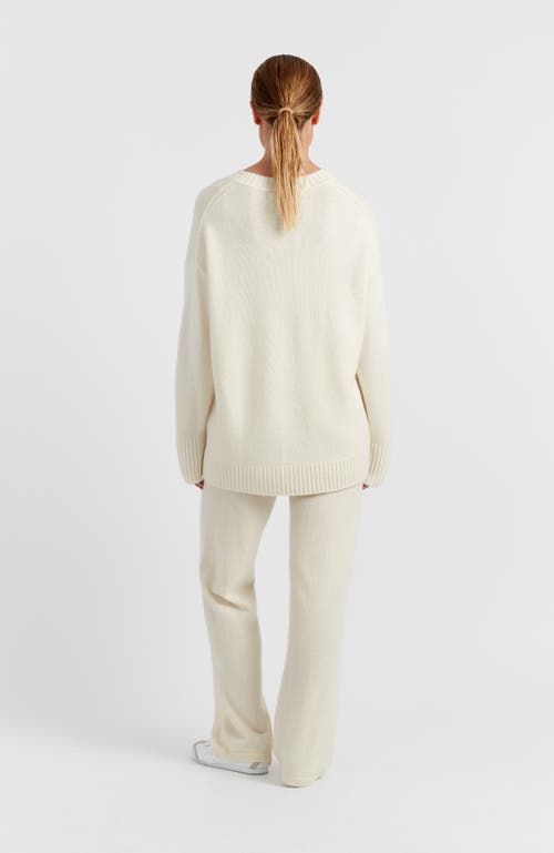 Chinti & Parker Pure Cashmere Crew Neck Sweater In Multi