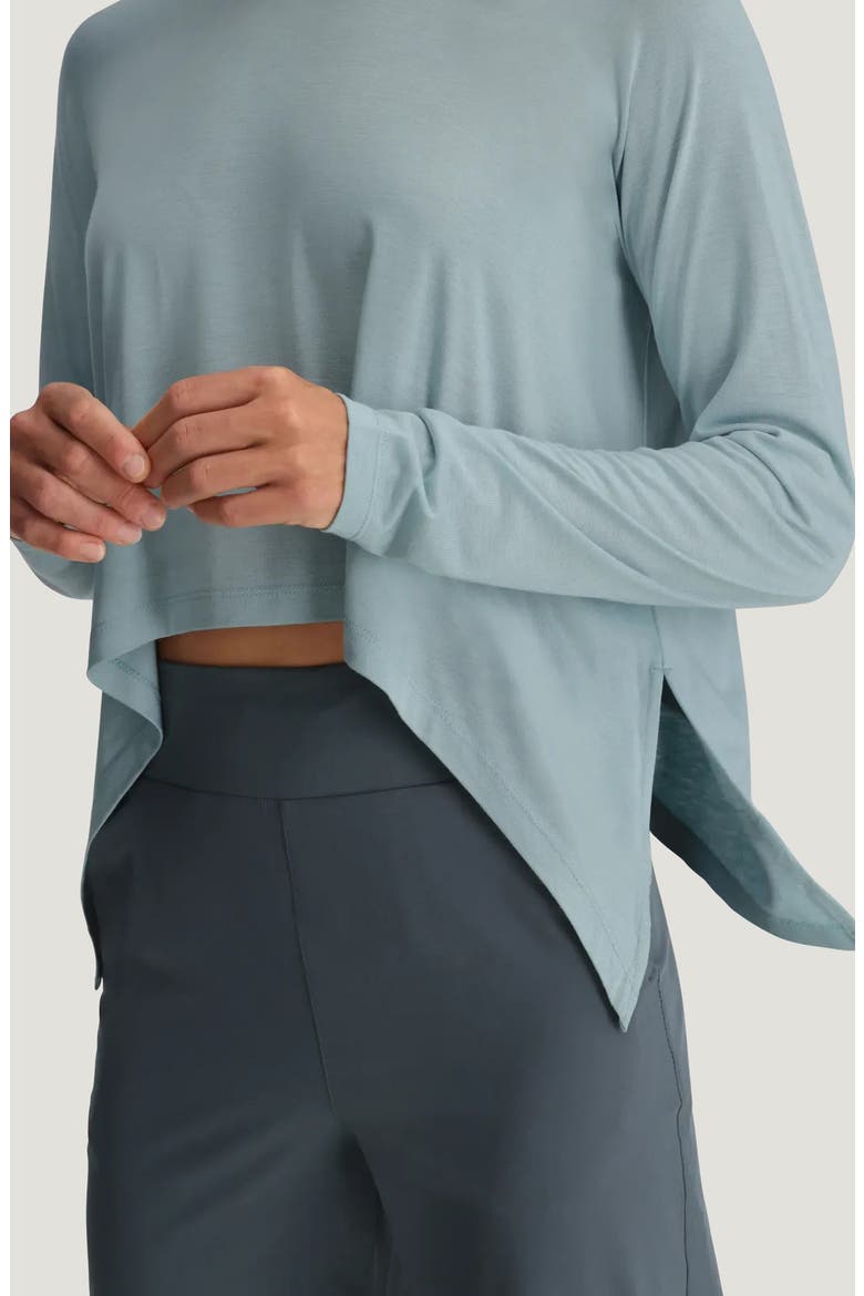 Crop Long Sleeve Top, Alternate, color, OCEAN MIST