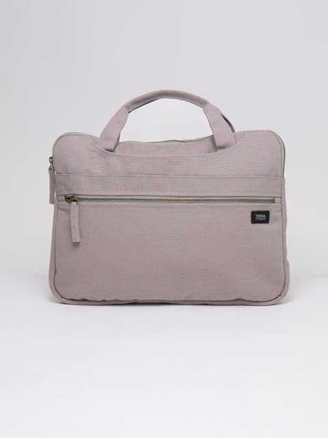 Organic Cotton Laptop Sleeve With Handles