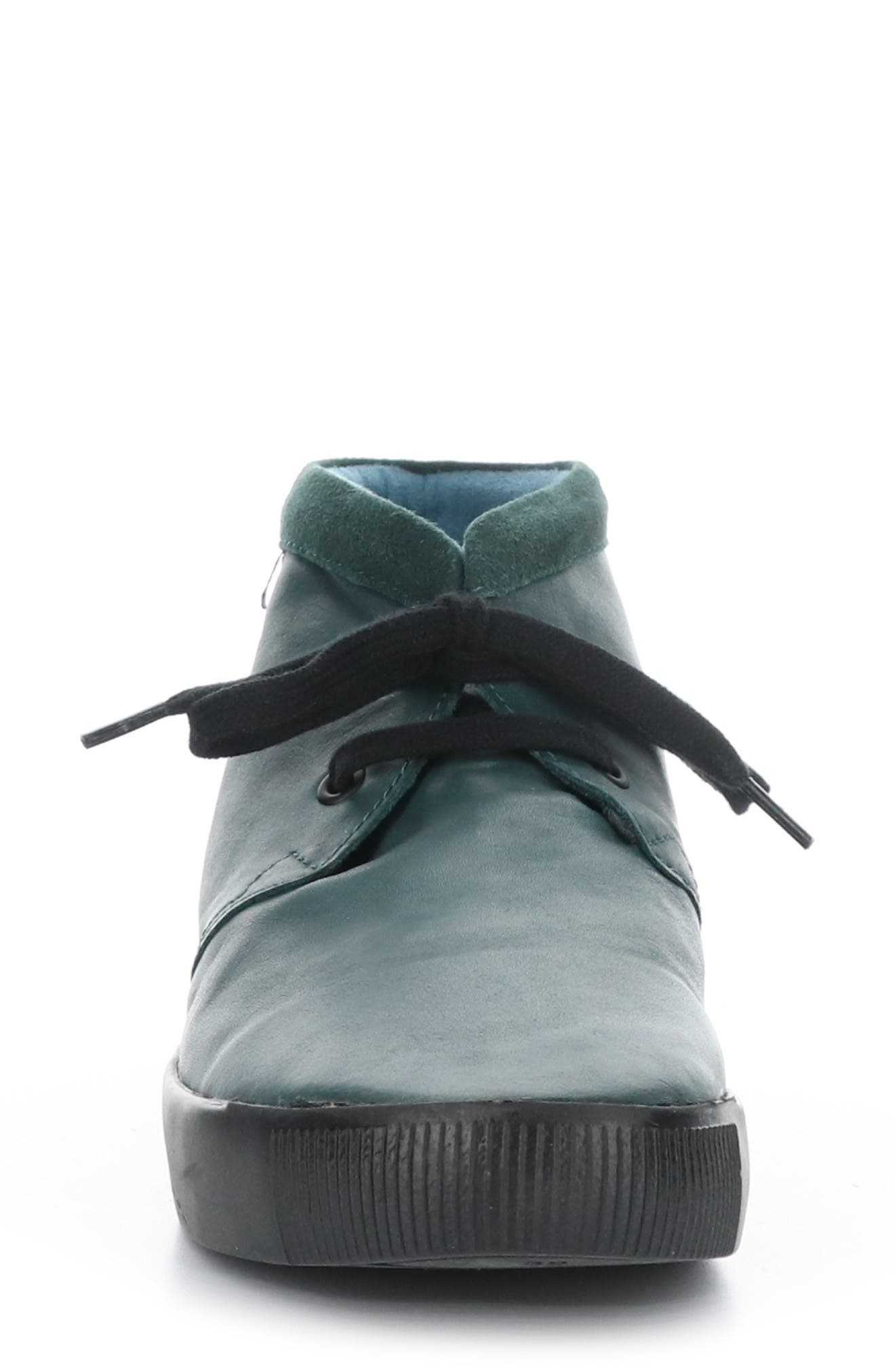 London Fly Leather Sial Bootie, Alternate, color, 008 FOREST GREEN SUP