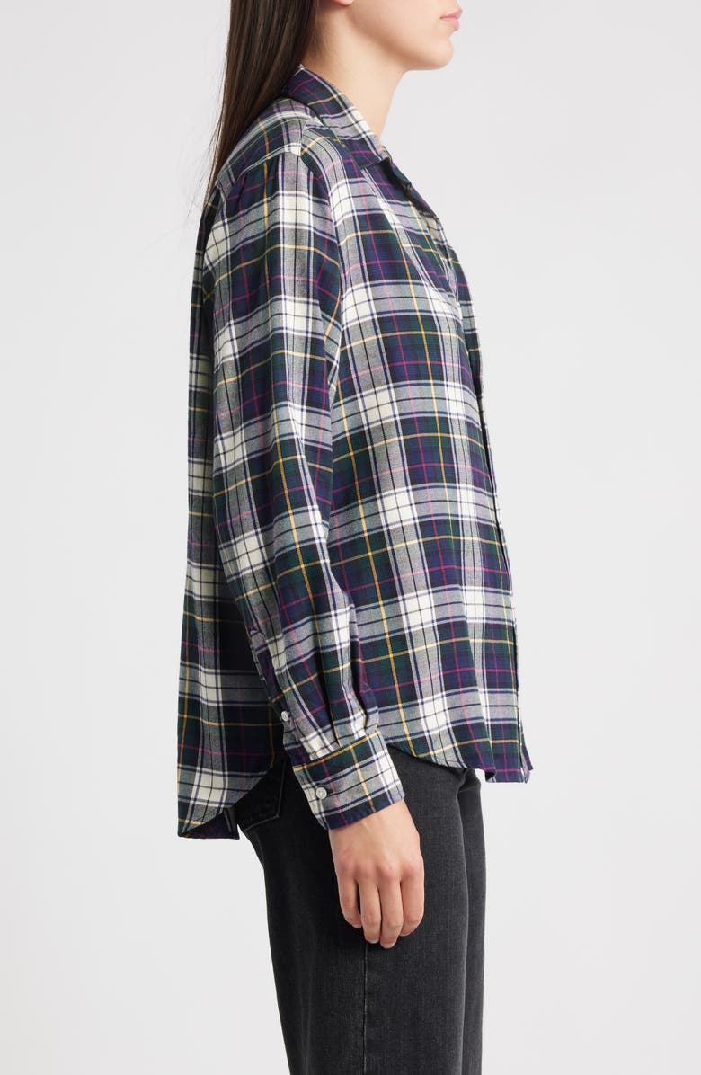 Frank & Eileen Plaid Relaxed Fit Cotton Button-Up Shirt, Alternate, color, White Nav Red Plaid