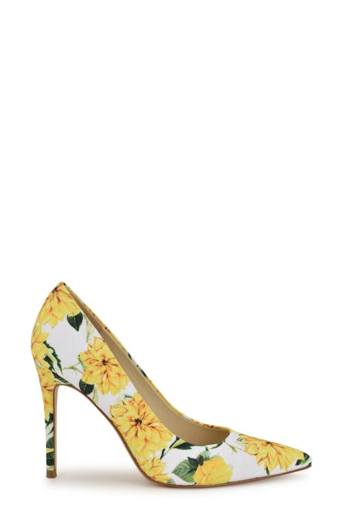 Nine West Fresh Pointed Toe Pump In Yellow