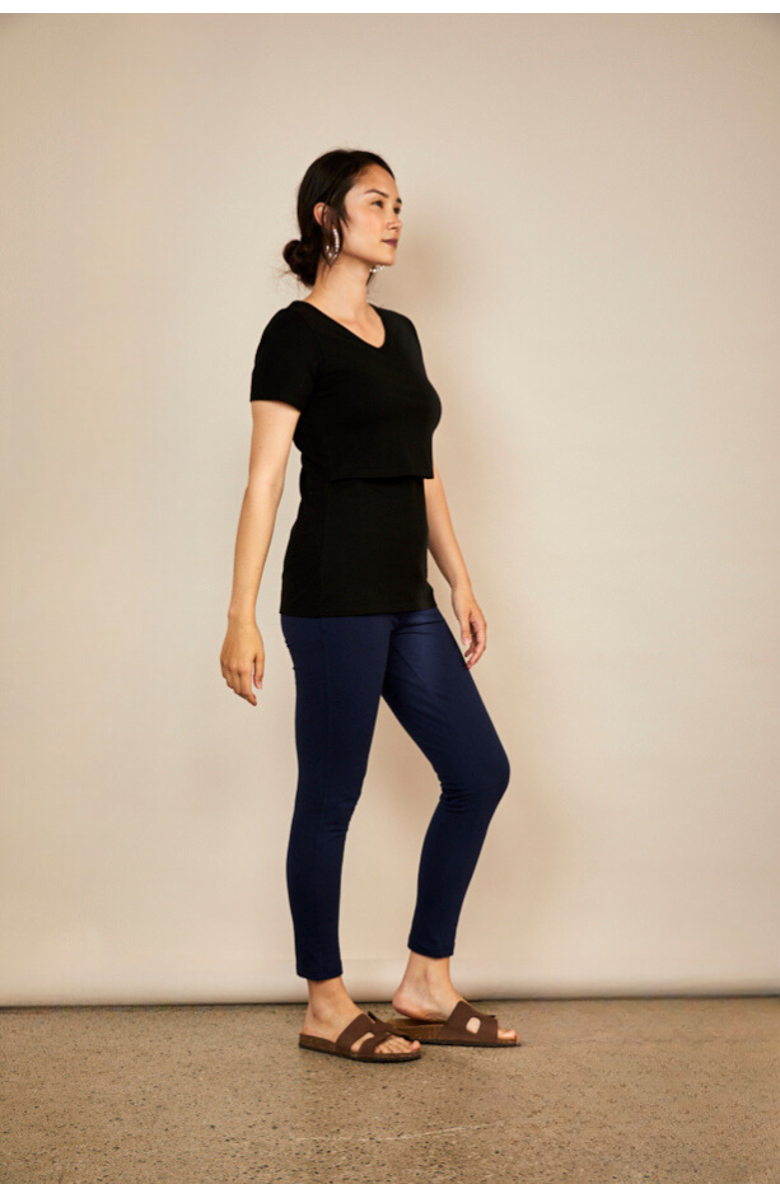 The Bshirt Nursing V Neck T-shirt, Main, color, 