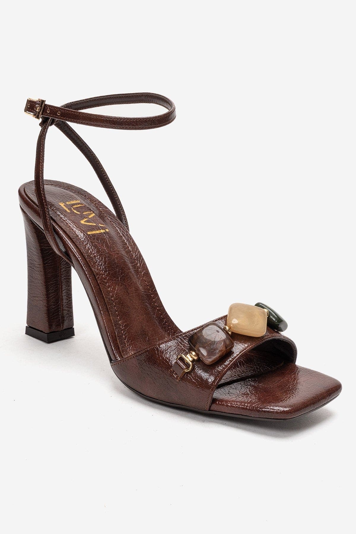 Prologue Shoes Franca Block Heel Sandal, Alternate, color, Brown