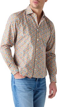 Robert Talbott Reynolds Printed Floral Shirt