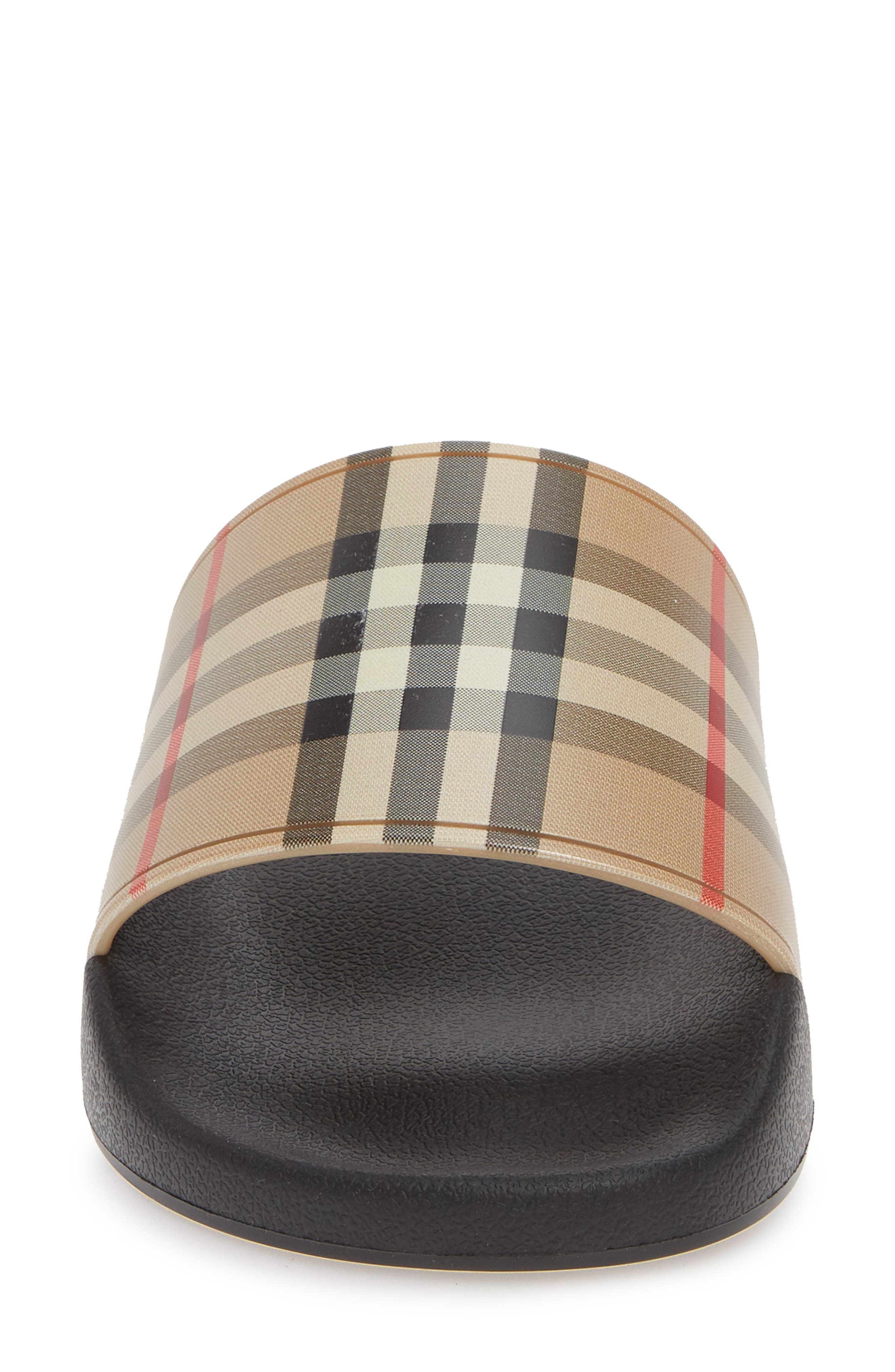 Burberry Furley Vintage Check Slide Sandal, Alternate, color, 