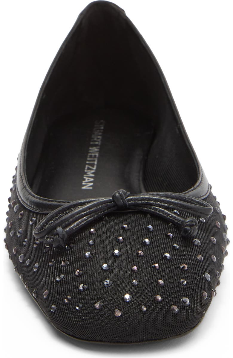 Stuart Weitzman Arabella Ballet Flat, Alternate, color, Black