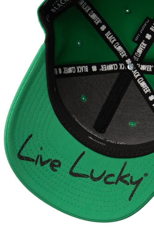 Black Clover Clover Nation 11 Snapback Hat In Green