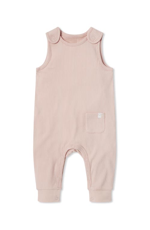 Mori Ribbed Romper In Pink