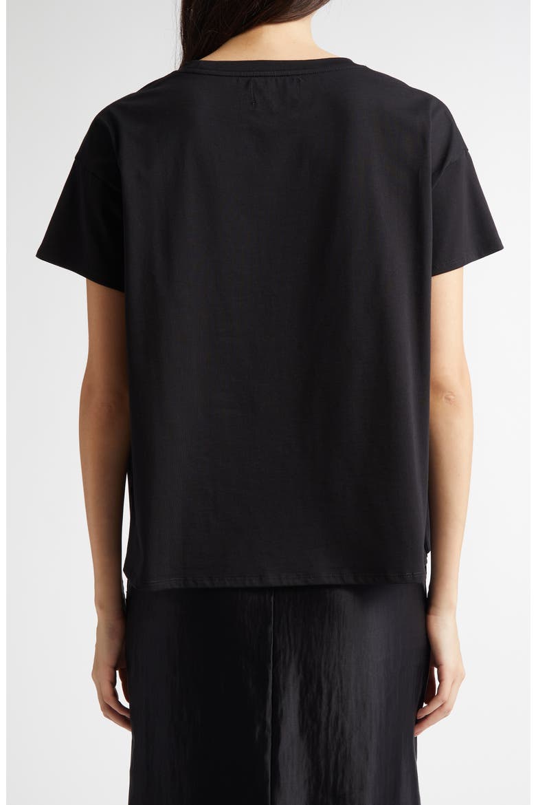 Basiluzzo Cotton T-Shirt, Alternate, color, BLACK