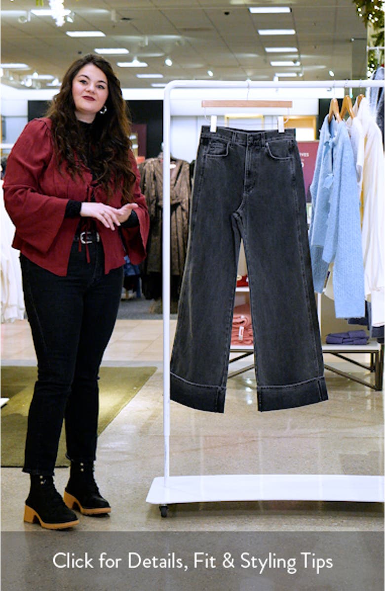 Taylor High Waist Wide Leg Jeans, sales video thumbnail
