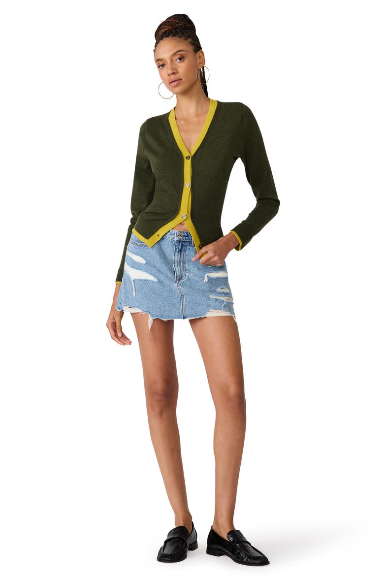 Arwen Cardigan, Alternate, color, DARK OLIVE