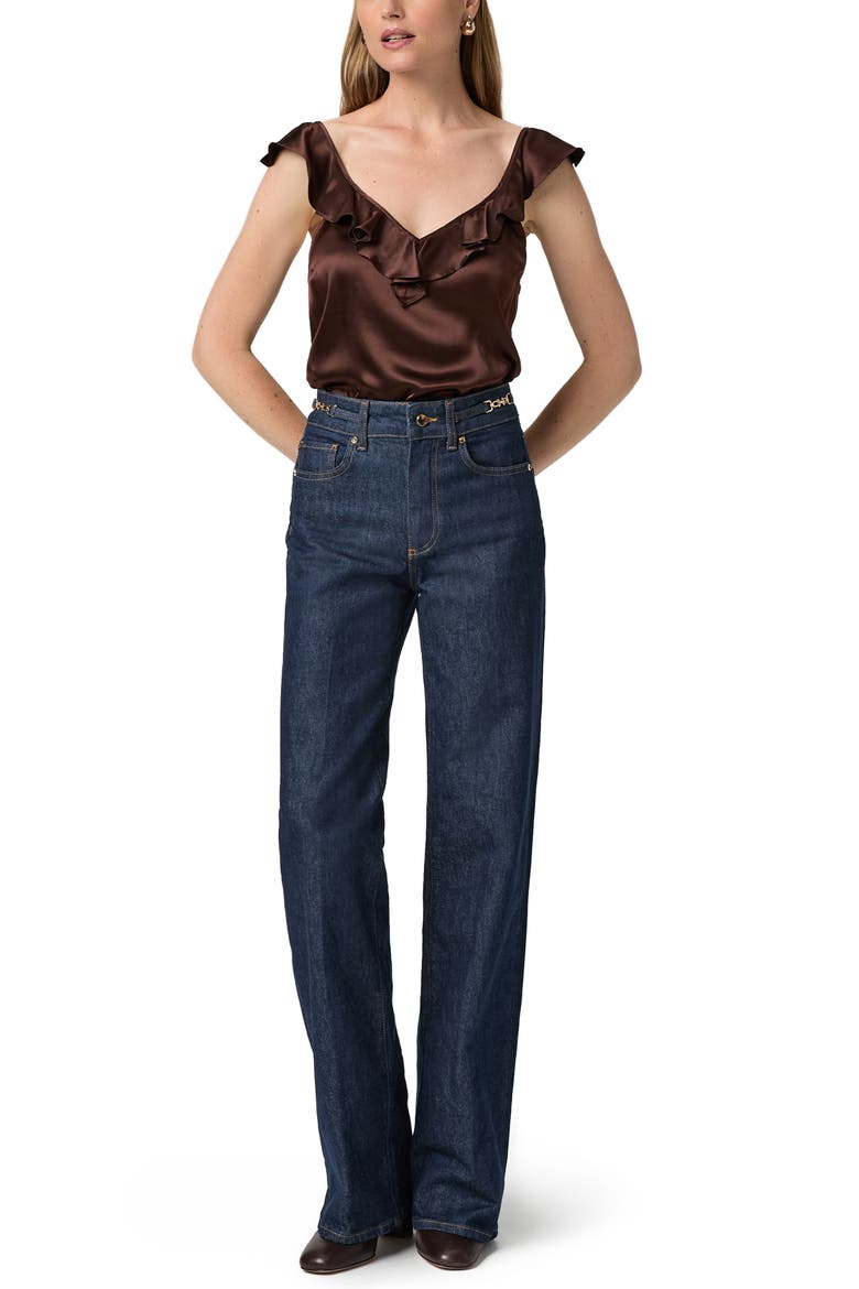 Sasha High Waist Wide Leg Jeans, Alternate, color, AMORA