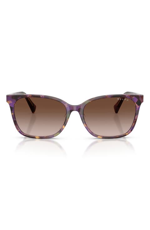 56mm Gradient Square Sunglasses