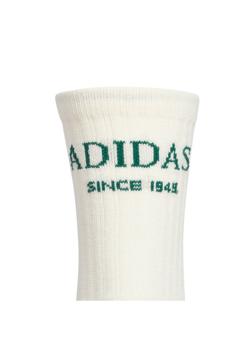 Cushioned Sport 5.0 3-Pack Quarter Crew Socks, Alternate, color, WONDER WHITE/ GREY/ GREEN