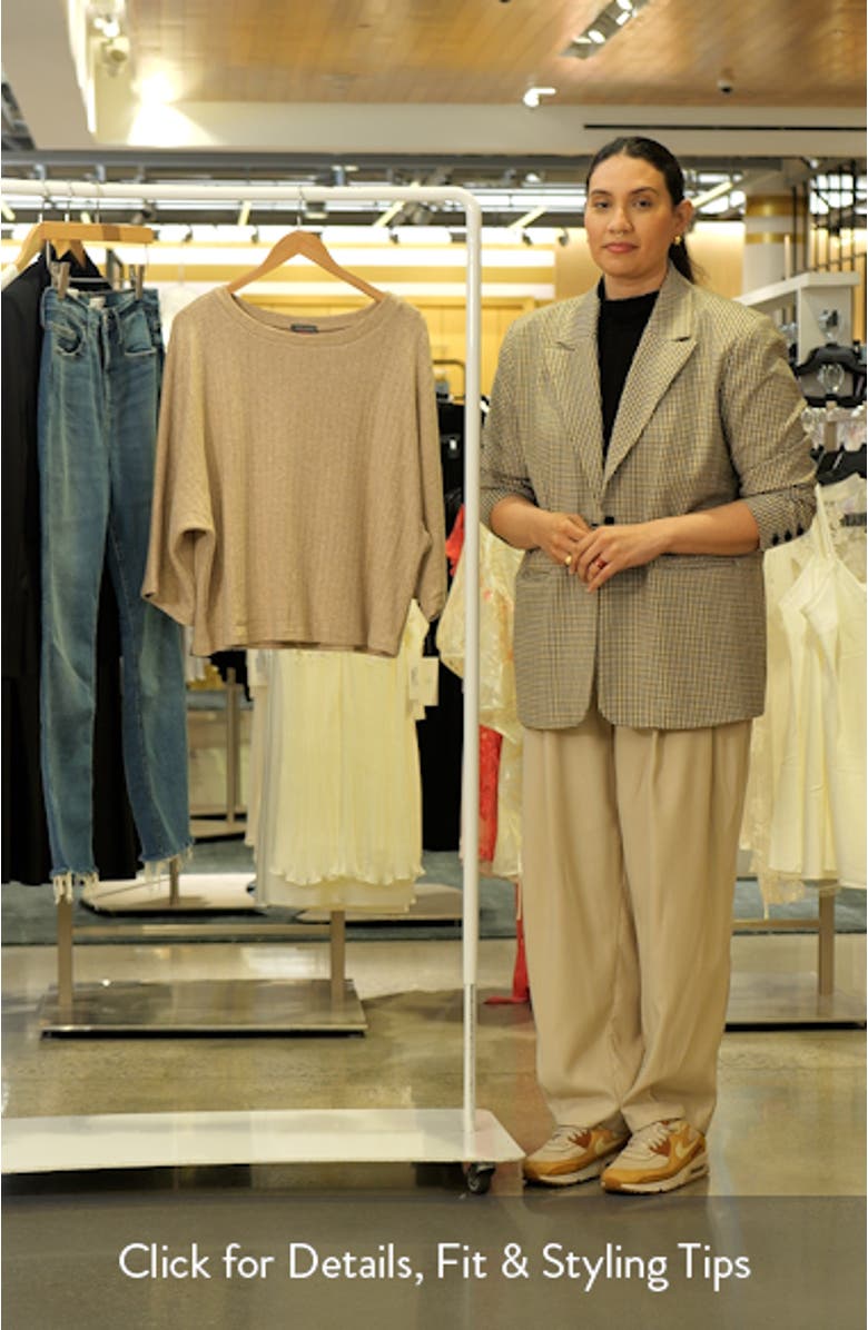 Oversize Boatneck Top, sales video thumbnail