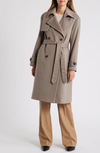 Shop Fleurette Paxton Wool Trench Coat
