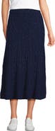 Lands' End Cozy Lofty Cable Fluted Midi Sweater Skirt