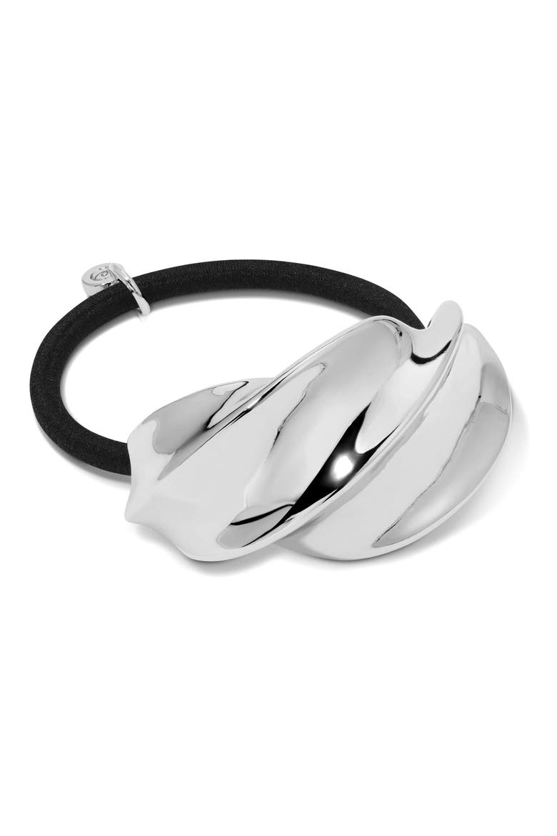 Twisted Hair Tie, Main, color, SILVER