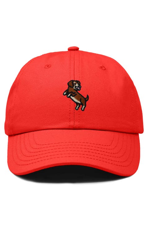 Dachshund Embroidered Dad Cap