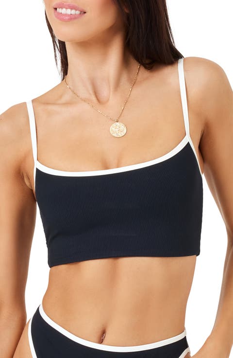 Adalyn Contrast Trim Bikini Top
