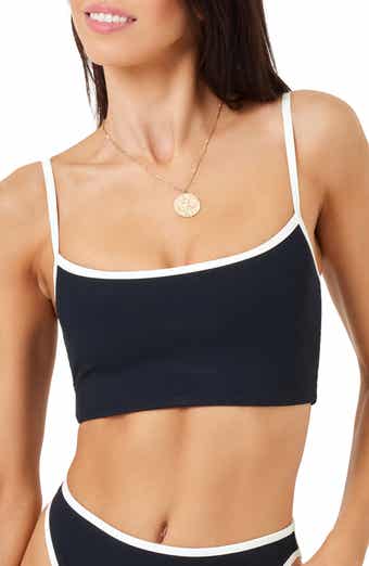 LSPACE Adalyn Contrast Trim Bikini Top