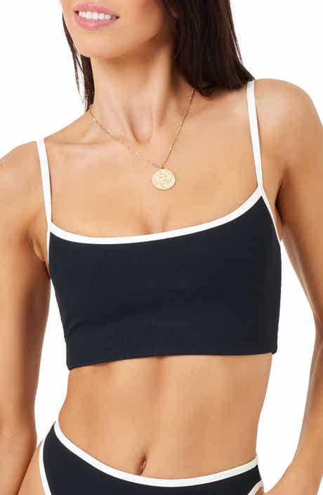 LSPACE Adalyn Contrast Trim Bikini Top