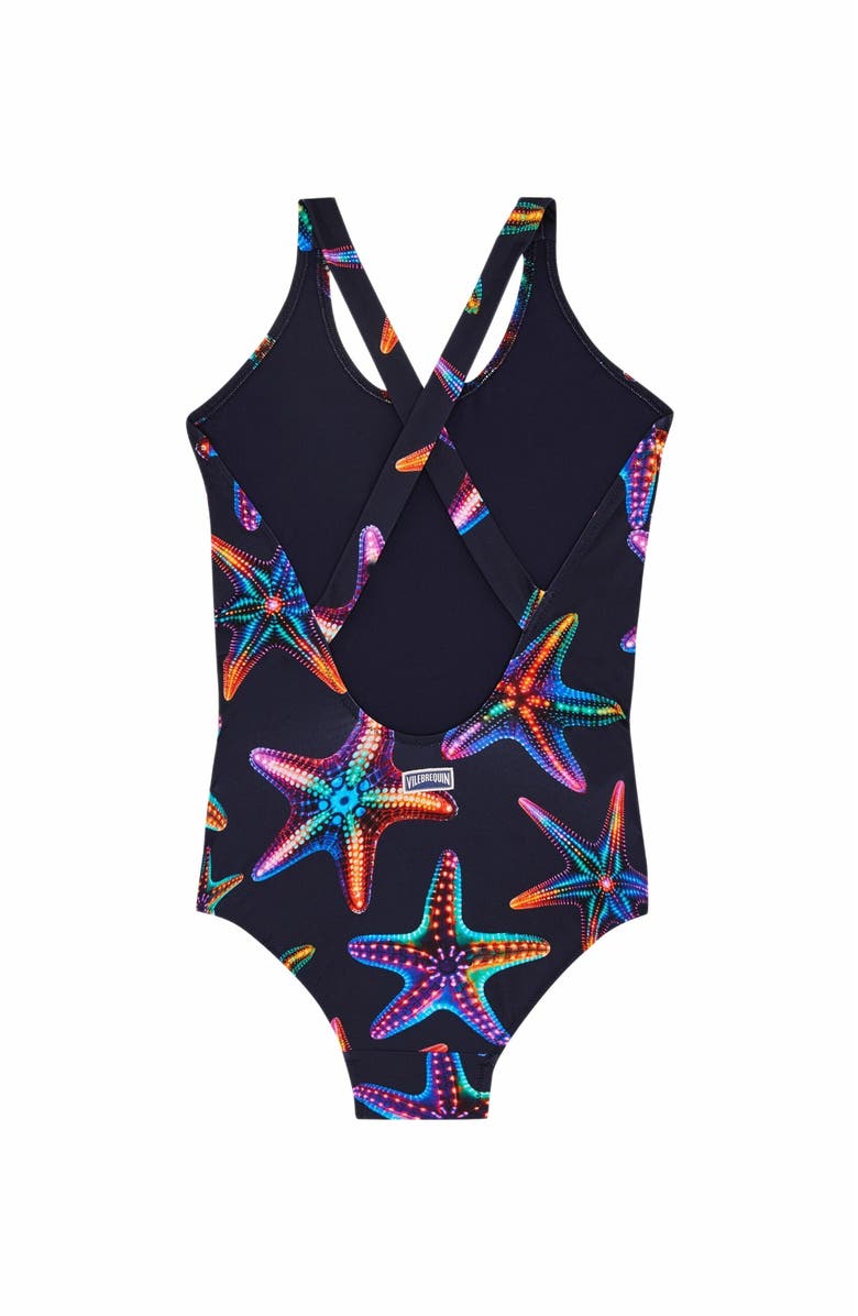 Vilebrequin Kids' Disco Stars One-Piece Swimsuit, Alternate, color, 