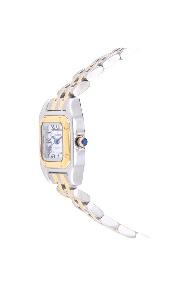 Sleek Panther Square Bracelet Watch- 20x22MM, Alternate, color, Two-Tone