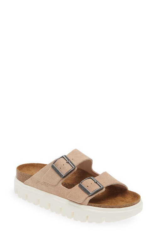 Birkenstock Arizona Chunky Platform Sandals In Light Rose In Pink