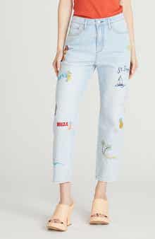Royce Destination Doodle Straight Leg Jeans