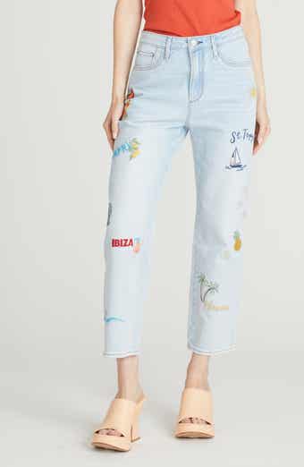 Royce Destination Doodle Straight Leg Jeans
