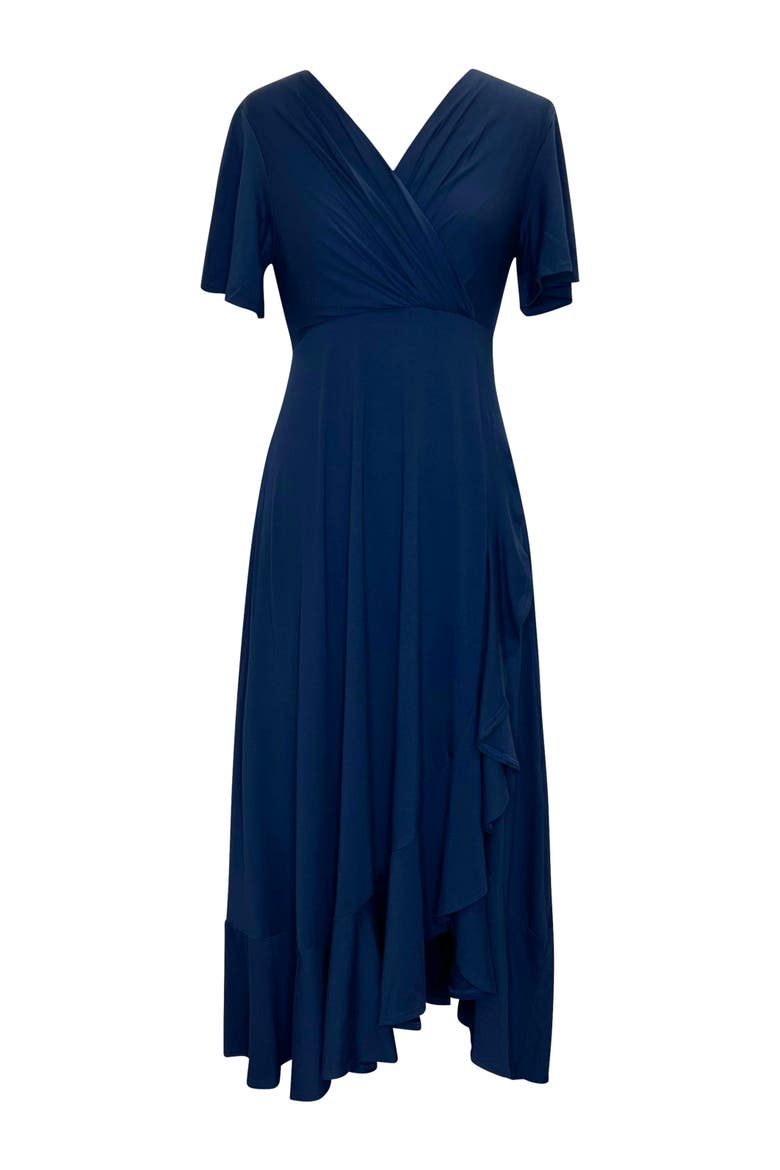 Waterfall Dress Petite, Alternate, color, Navy