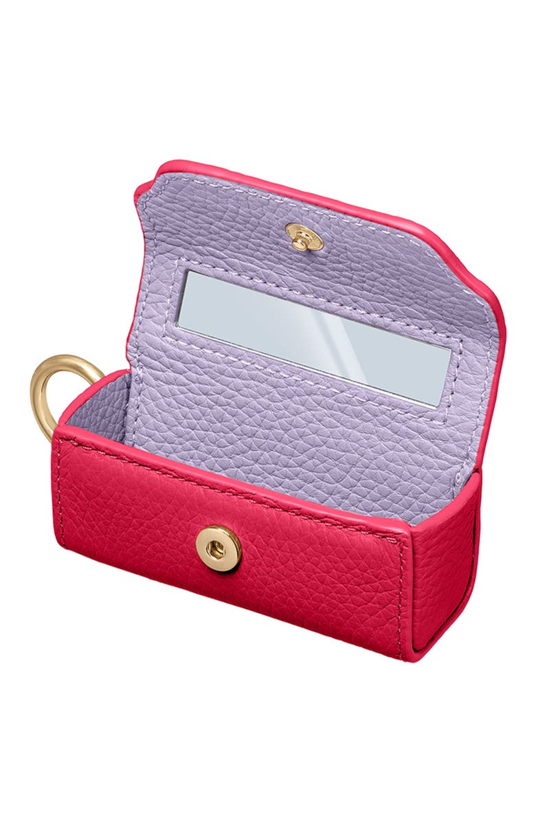 MAISON de SABRÉ Leather Lipstick Charm, Alternate, color, Fuchsia Lavender