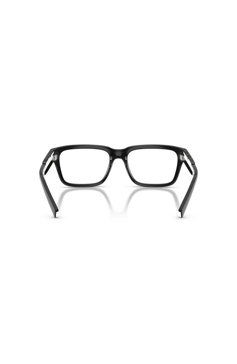 Dolce&Gabbana 55mm Rectangle optical glasses, Alternate, color, Black